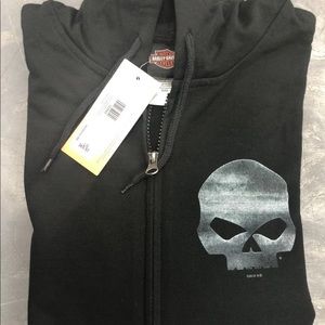 💀 Harley-Davidson Willie G Zippered Hoodie | L 🏍